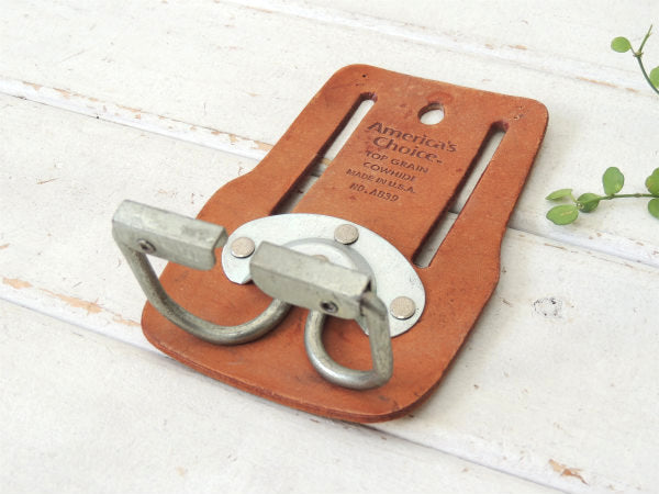 【America's Choice】レザー製・ヴィンテージ・ハンマーホルダー/ツールホルダー/DIY