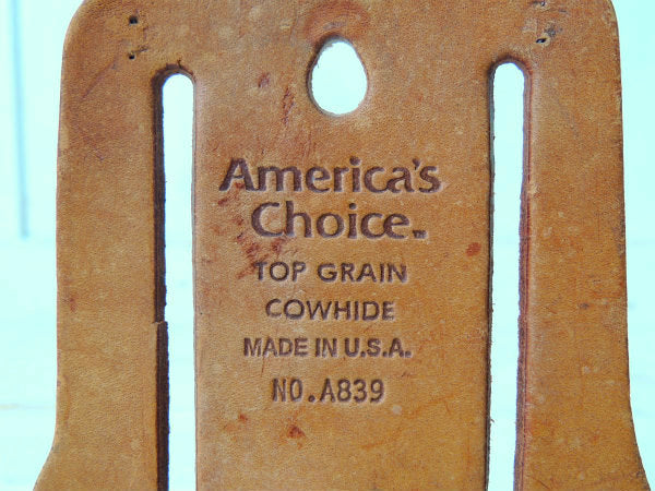 【America's Choice】レザー製・ヴィンテージ・ハンマーホルダー/ツールホルダー/DIY