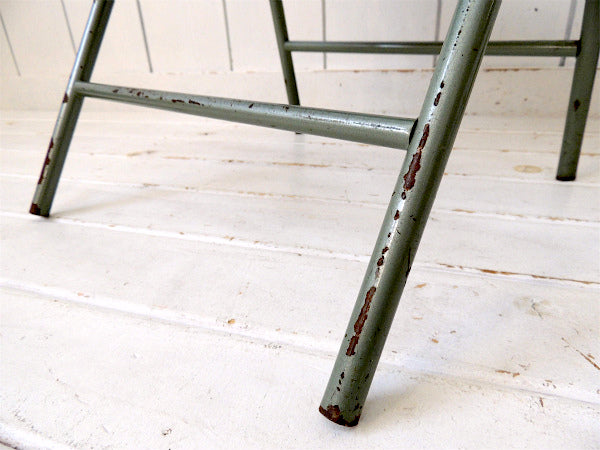 【KRUEGER】USA!メタル製・ヴィンテージ・子供イス/フォールディングチェア/折り畳みイス