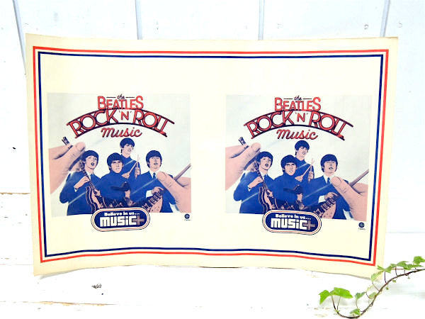 【英国・ビートルズ・ロックンロール】バンド・デッドストック・ヴィンテージ・ブックカバー・印刷物