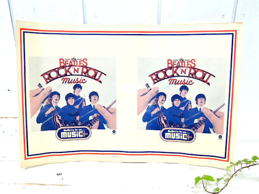 【英国・ビートルズ・ロックンロール】バンド・デッドストック・ヴィンテージ・ブックカバー・印刷物
