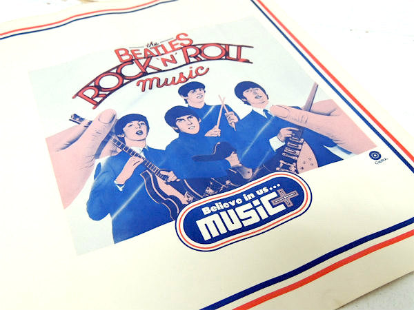 【英国・ビートルズ・ロックンロール】バンド・デッドストック・ヴィンテージ・ブックカバー・印刷物