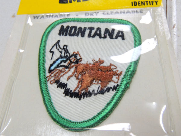 モンタナ・MONTANA カウボーイ・牛&馬・ヴィンテージ・刺繍ワッペン ファッション・アメカジ