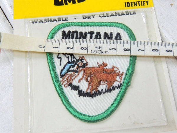 モンタナ・MONTANA カウボーイ・牛&馬・ヴィンテージ・刺繍ワッペン ファッション・アメカジ