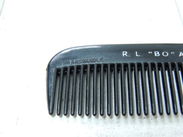 【Mobil・BARBER】アドバタイジング・ヴィンテージ・ヘアコーム・ケース付き/モーター系