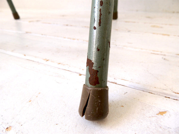 【KRUEGER】USA②メタル製・ヴィンテージ・子供イス/フォールディングチェア/折り畳みイス