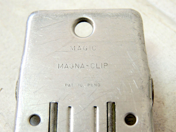 【MAGNA-CLIP/アルミ製】ヴィンテージ・USA・ペーパークリップ・工業系