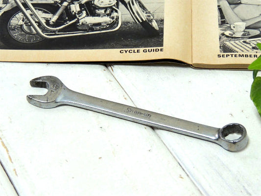 【スナップオン・Snap-on】旧ロゴ・ヴィンテージ・7/16・レンチ&スパナ・工具・USA