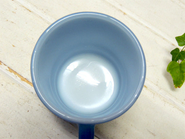 【Fire King】ファイヤーキング・ブルー・グラニット・マグカップ/スタッキングマグ/食器