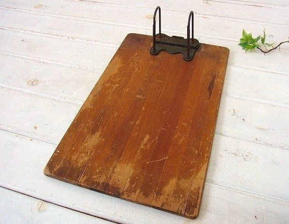 【Globe Wernicke】木製・アンティーク・2つ穴バインダー/ファイルホルダー USA