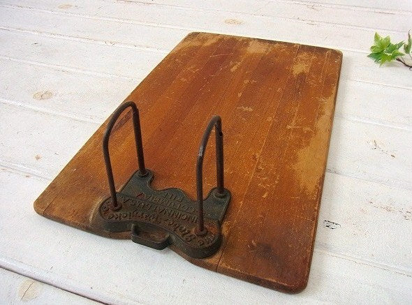 【Globe Wernicke】木製・アンティーク・2つ穴バインダー/ファイルホルダー USA