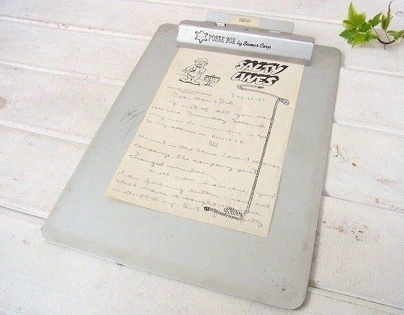 【POSSE BOX】アルミ製・クリップボード/バインダー USA