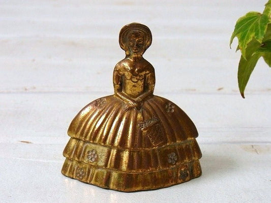 イギリス製・真鍮・アンティーク・ベル/ハンドベル/呼び鈴　英国