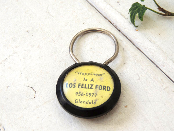 【スマイル×フォード】アメ車ディーラー・アドバタイジング・ヴィンテージ・デッドストック・キーホルダー
