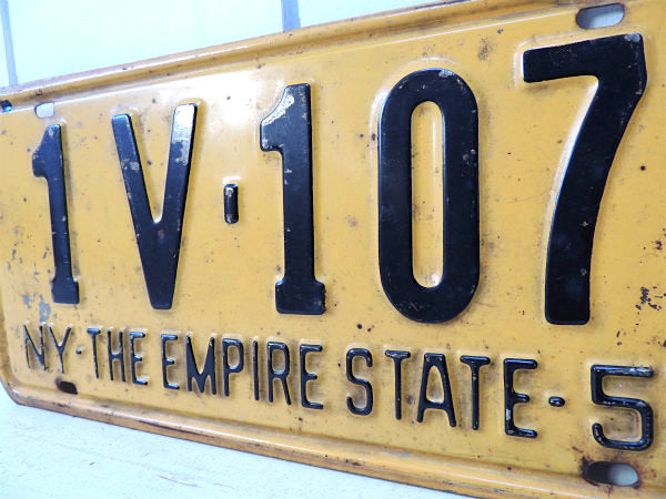 ニューヨーク州・1951年・ヴィンテージ・ナンバープレート/THE EMPIRE STATE