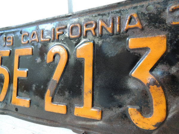 カリフォルニア州・1935年・ヴィンテージ・ナンバープレート/カーライセンスプレート/USA