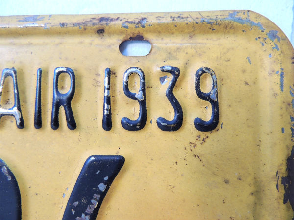 NEW YORK WORLD'S FAIR 1939's・ニューヨーク・ビンテージ・ナンバープレート