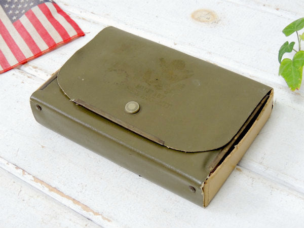 US ARMY ミリタリー・アメリカ 陸軍・カーキ・ビンテージ・ソーイングキット WWI WWⅡ大戦