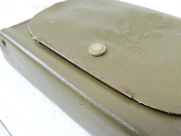 US ARMY ミリタリー・アメリカ 陸軍・カーキ・ビンテージ・ソーイングキット WWI WWⅡ大戦