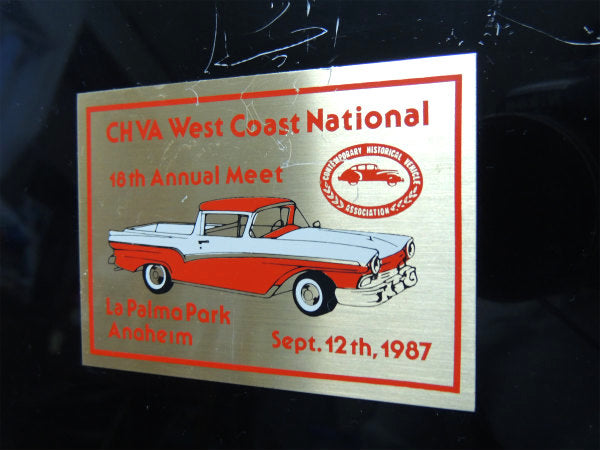 【1987's・C.H.V.A.】クラシックカー・アメ車・ヴィンテージ・オブジェ・壁飾り・トロフィー