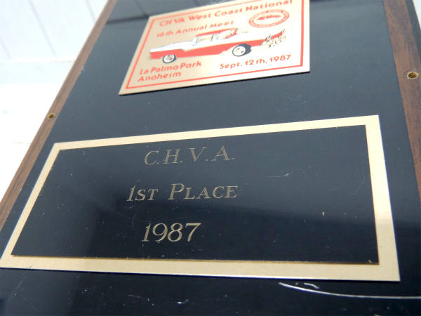 【1987's・C.H.V.A.】クラシックカー・アメ車・ヴィンテージ・オブジェ・壁飾り・トロフィー