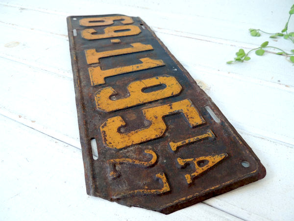 アイオワ州・アンティーク OLD ナンバープレート カーライセンス・プレート・USA