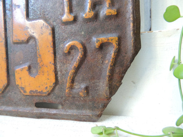 アイオワ州・アンティーク OLD ナンバープレート カーライセンス・プレート・USA