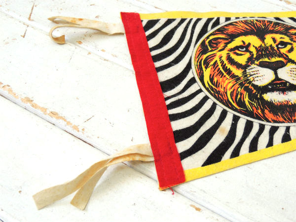 【LION COUNTRY SAFARI】フロリダ州・ライオン・サファリ・ビンテージ・ペナント・旗