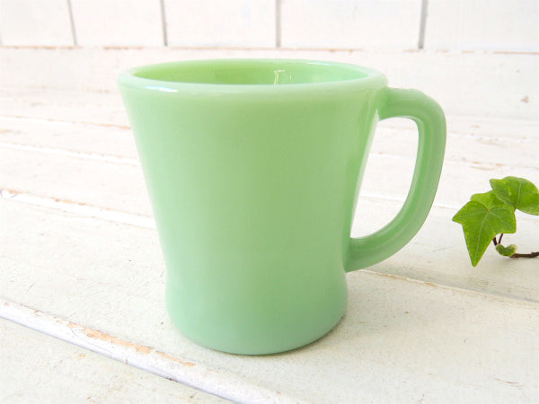 【ファイヤーキング】Fire King・ジェダイ・50's・Dハンドル・マグカップ/食器