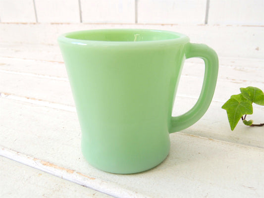 【ファイヤーキング】Fire King・ジェダイ・50's・Dハンドル・マグカップ/食器