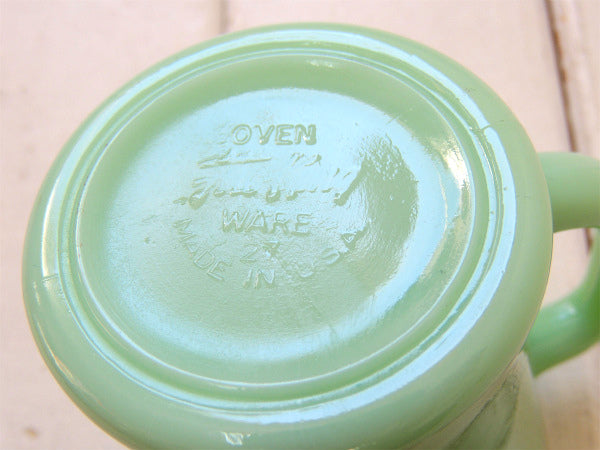 【ファイヤーキング】Fire King・ジェダイ・50's・Dハンドル・マグカップ/食器