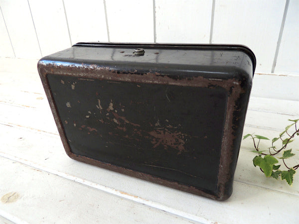 【UNION】黒色・2段式・ヴィンテージ・ツールボックス/工具箱/キャッシュボックス USA