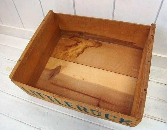 【LITTLEROCK】木製・ヴィンテージ・ウッドボックス/木箱　USA