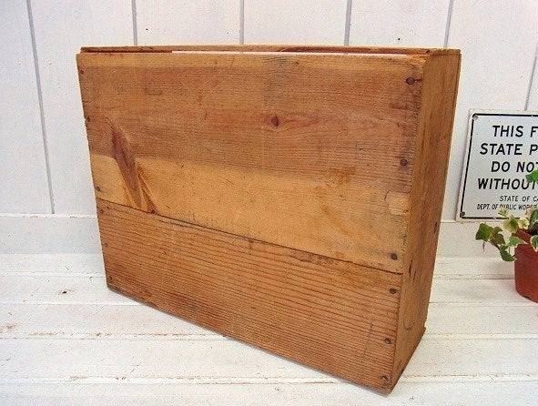【LITTLEROCK】木製・ヴィンテージ・ウッドボックス/木箱　USA