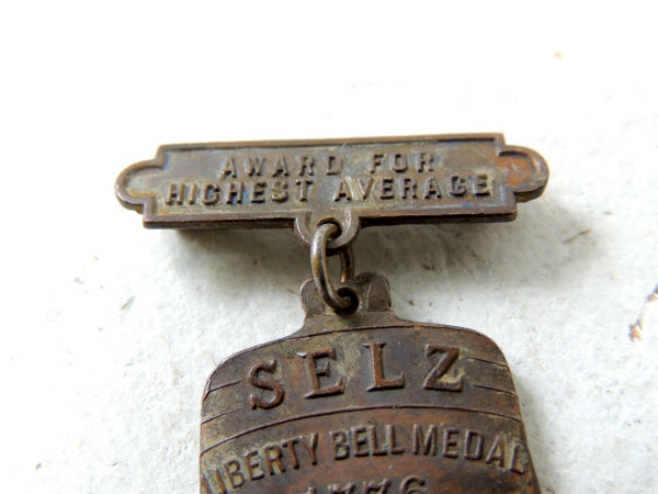 【1776's~/Liberty Bell/自由の鐘/MORRIS SELZ】アンティーク・ブローチ