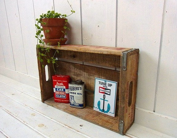 【PEPSI】ペプシコーラ・ヴィンテージ・ウッドボックス/木箱 USA