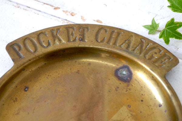 POCKET CHANGE 真鍮製・ヴィンテージ・ポケットチェンジ・トレイ・マネートレイ USA