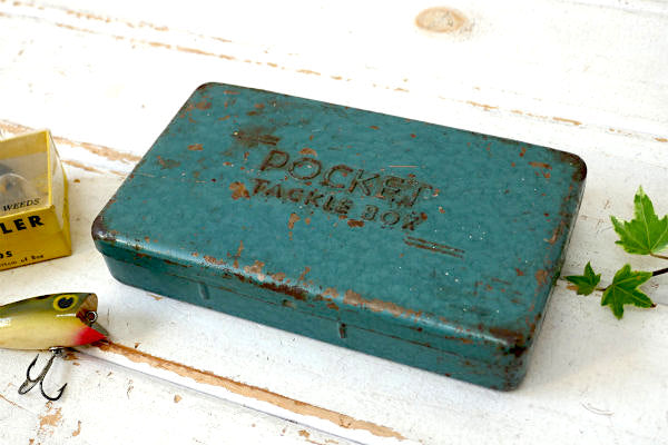 POKET TACKLE BOX 1960s タックルボックス・ヴィンテージ・オールド・ケース・US
