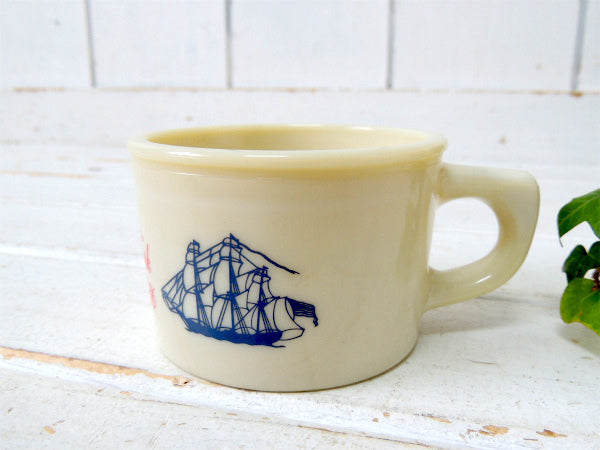 【オールドスパイス】BARBER・ヴィンテージ・シェービングカップ&ブラシ・髭剃り USA 床屋