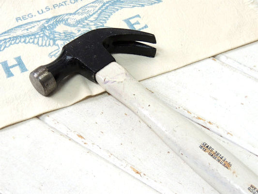 SEARS シアーズ USA ツール ホワイトハンドル ヴィンテージ ハンマー 金槌 工具 DIY