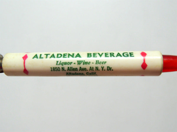 【ALTADENA BEVERAGE・酒屋】アドバタイジング・ヴィンテージ・栓抜き・ボトルオープナー