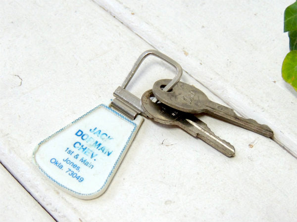 【CHEVROLET・シボレー】アメ車・ビンテージ・キーホルダー・鍵2本付き・ゼネラルモーターUSA