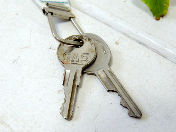 【CHEVROLET・シボレー】アメ車・ビンテージ・キーホルダー・鍵2本付き・ゼネラルモーターUSA