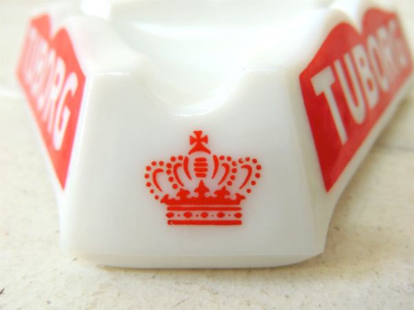 【デンマーク/TUBORG/ビール】ガラス製・アドバタイジング・ヴィンテージ・灰皿 /アシュトレイ