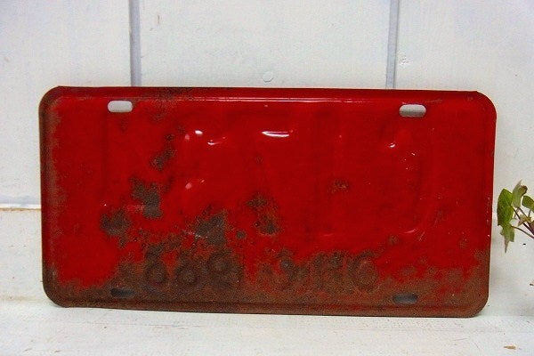 【OHIO】オハイオ州・1966年・ヴィンテージ・ナンバープレート/カーライセンスプレート USA