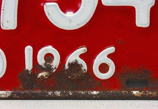 【OHIO】オハイオ州・1966年・ヴィンテージ・ナンバープレート/カーライセンスプレート USA