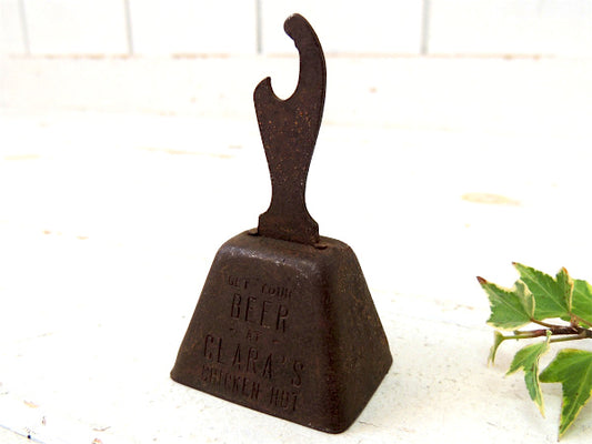 【BEER】アドバタイジング・ヴィンテージ・呼び鈴・栓抜き付き・ボトルオープナー