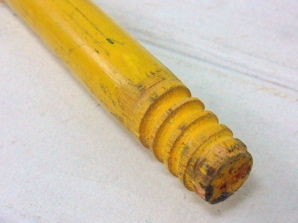 木製ポール付き・大きなヴィンテージ・カリフォルニア州旗/グリズリー/フラッグ USA