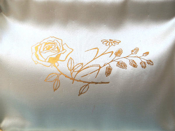 【Farrington】バラ模様入り・ヴィンテージ・ジュエリーケース/宝石箱/ジュエリーボックス