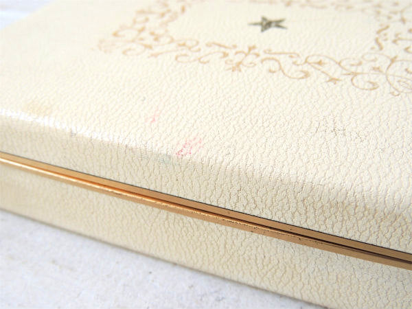 【Farrington】バラ模様入り・ヴィンテージ・ジュエリーケース/宝石箱/ジュエリーボックス